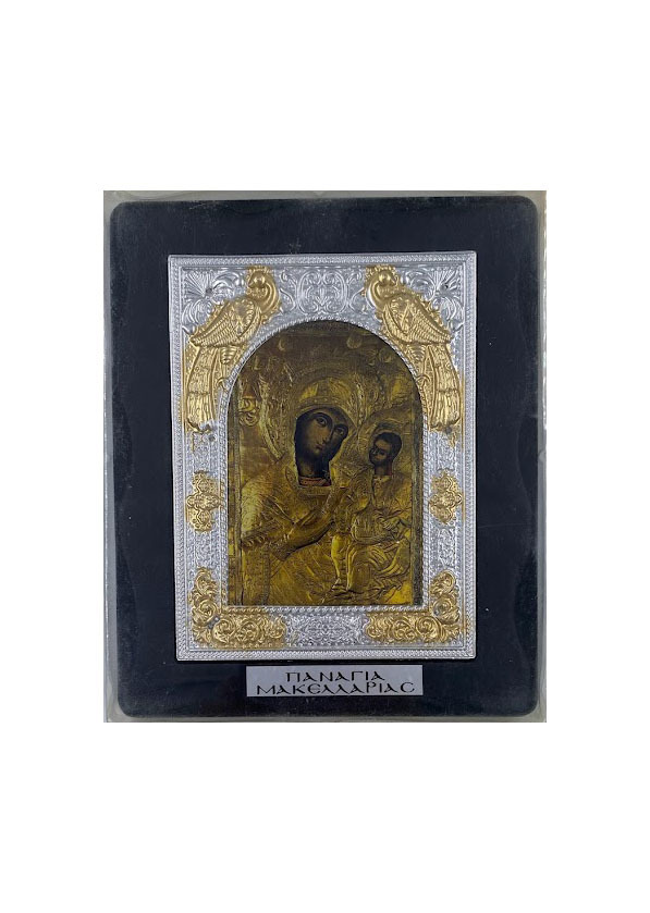 Βυζαντινή εικόνα με μαύρο πλαίσιο